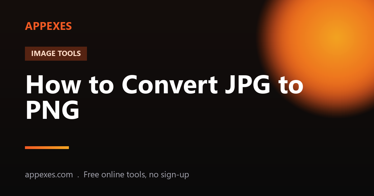 How to Convert JPG to PNG Online (Free, No Quality Loss)